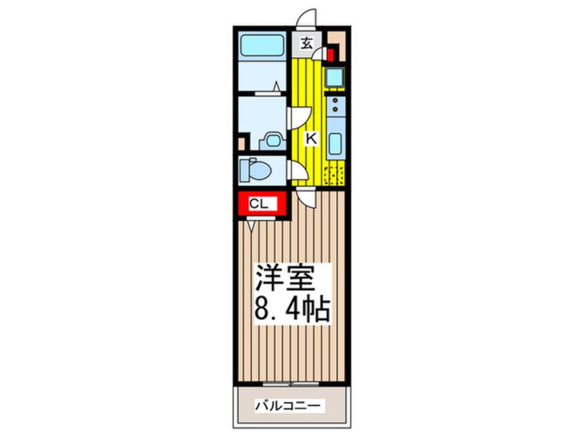 間取図 リブリ・カルミア