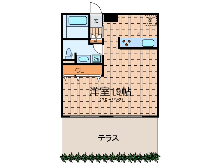 間取図 コンフォリア学芸大学