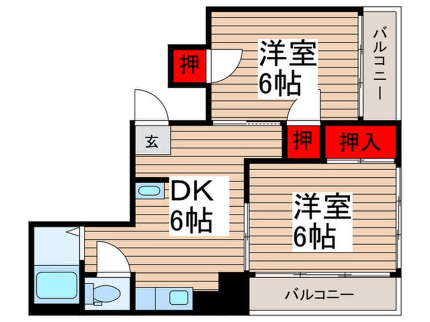 間取図 佐藤マンション１