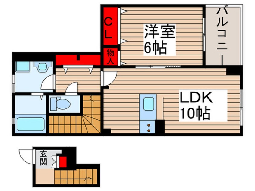 間取図 サニーコートD棟