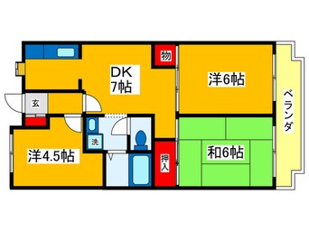 間取図 SUNCITY HIKOTA  C-1