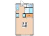 シェモア堀切 1Rの間取り