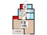 ガ－ラプレイス錦糸町 1Kの間取り