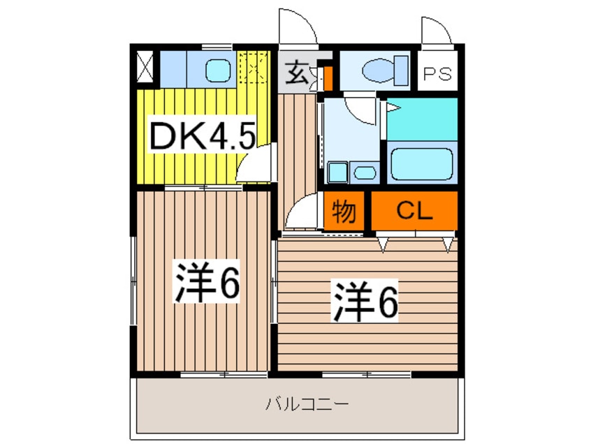 間取図 レジデンス・ツジムラⅡ
