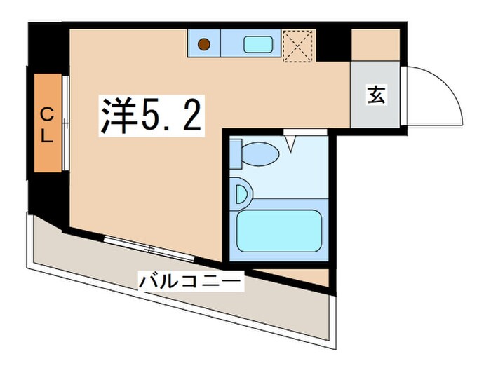 間取り図 グリタァ六角橋