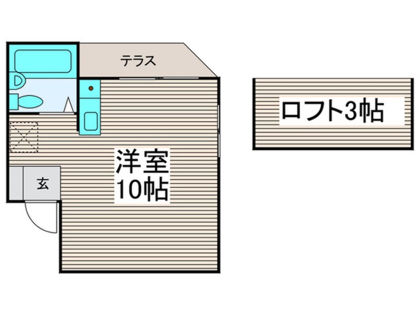 間取図 スリーハイム鹿浜