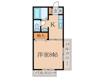 間取図 パ－クサイド Ａ棟