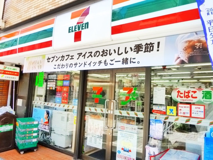 セブン-イレブン 中野都立家政店(コンビニ)まで130m パ－クサイド Ａ棟