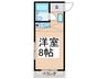 サクラハイツ 1Rの間取り