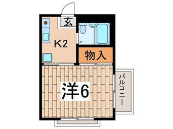 間取図 わかばハイツ