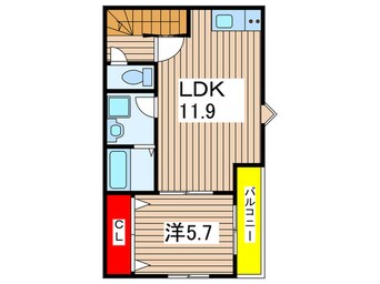 間取図 ジークレスト千葉浜野