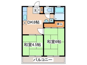 間取図 パナハイツ都