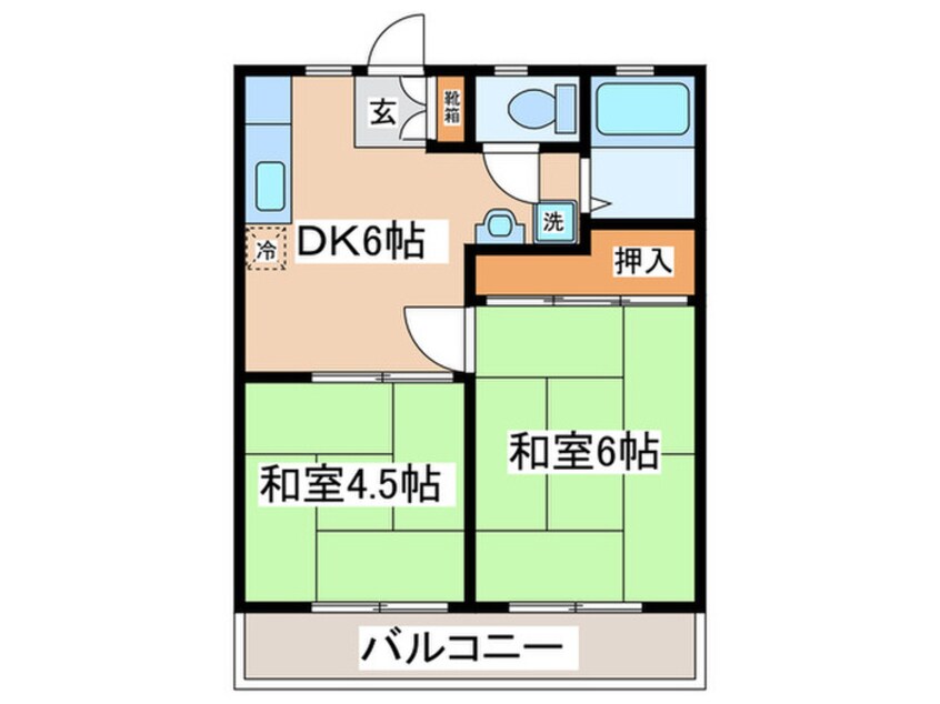 間取図 パナハイツ都
