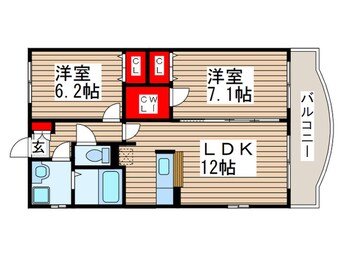 間取図 エクセルコ－ト妙典