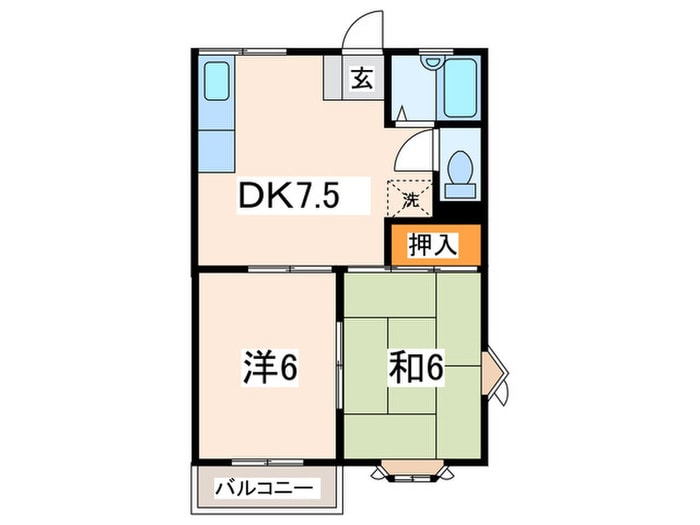 間取り図 サンハイツ湘南　Ａ