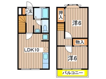 間取図 メゾンヒロ　Ｄ棟