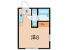 HERMIT　CRAB　HOUSE白幡上町Ⅲ 1Rの間取り