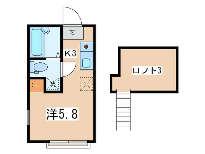 間取図 HERMIT　CRAB　HOUSE白幡上町Ⅲ