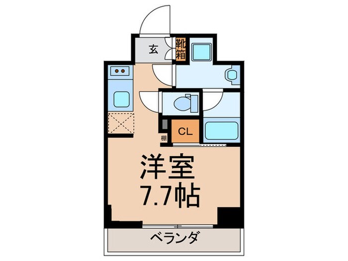 間取り図 ルブリカント　アラカワ　ベース