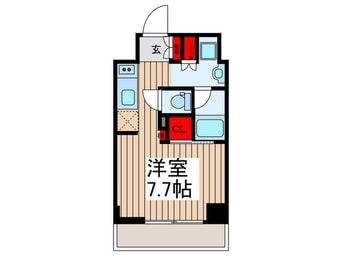 間取図 ルブリカント　アラカワ　ベース