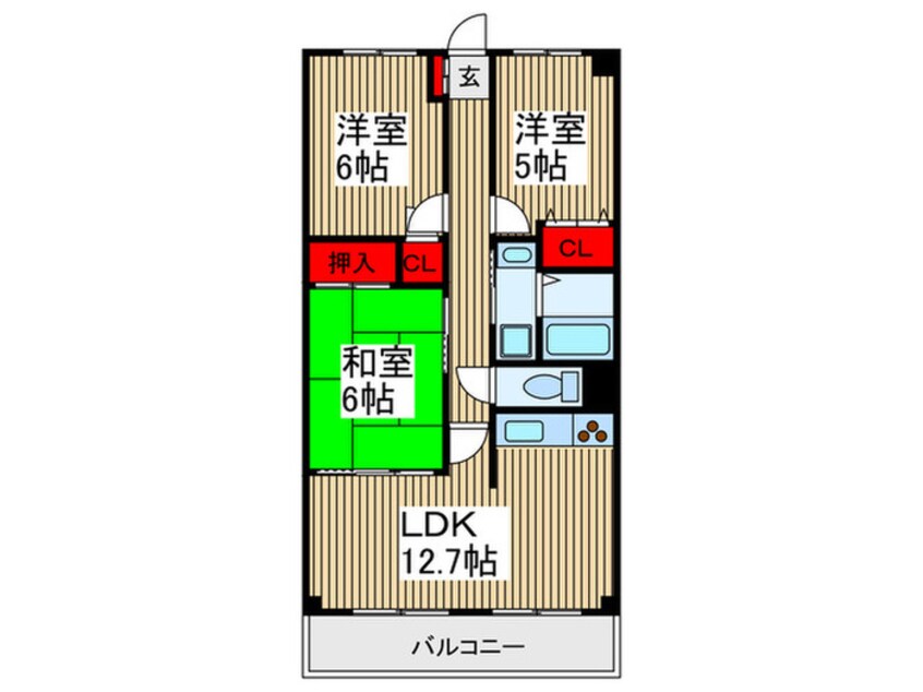 間取図 パークフィールド志木