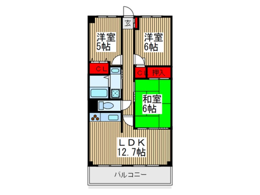 間取図 パークフィールド志木