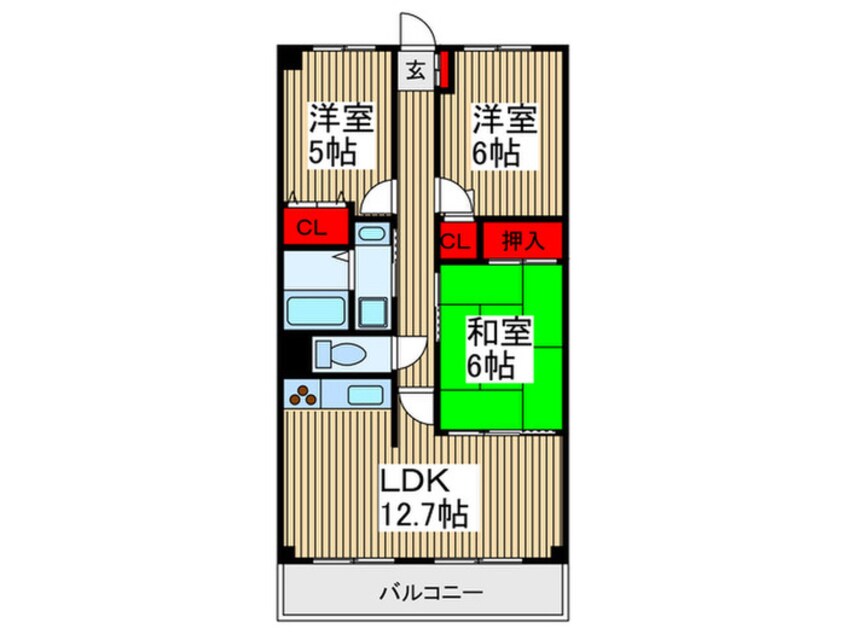 間取図 パークフィールド志木