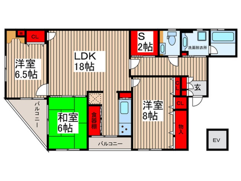 間取図 堀江ビル