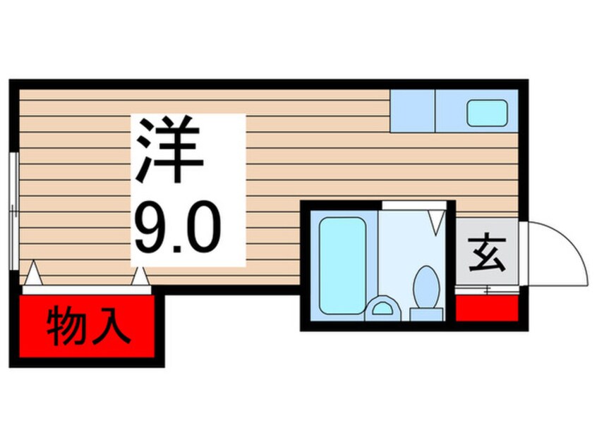 間取図 エステ－トピア勝間