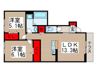 間取図 アステールⅡ