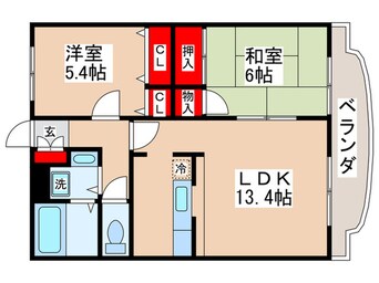 間取図 ベルブル－ム・パメラ