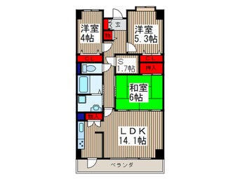間取図 ガーデンシティ戸田