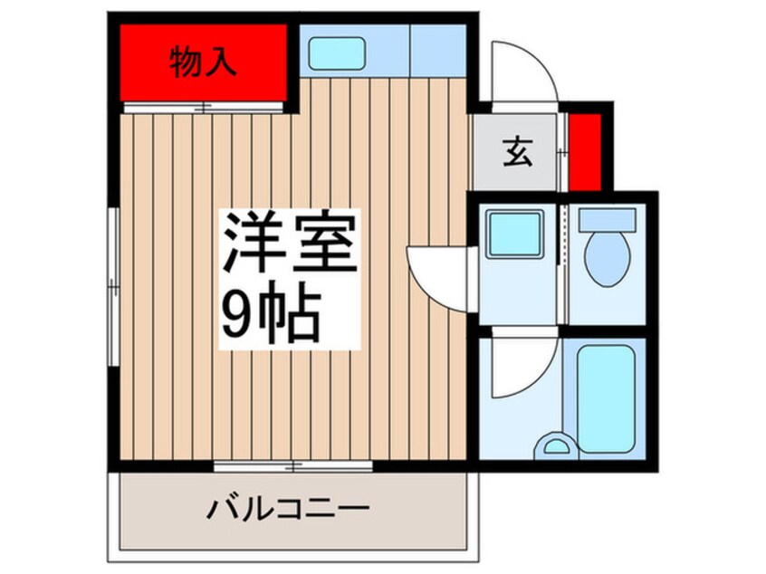 間取図 フラワーコーポ豊四季