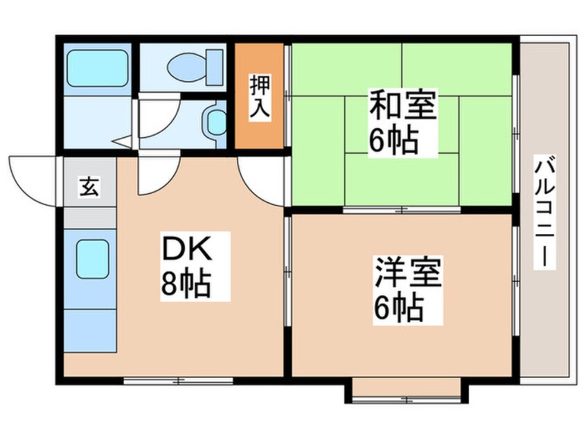 間取図 パレクレール狭山