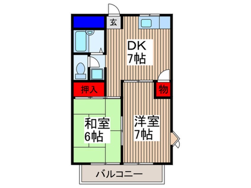 間取図 東町サンハイツ（新）