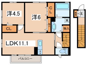 間取図 カーサポンティチェロ