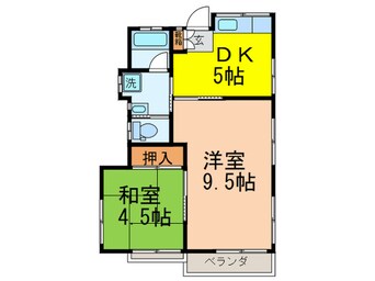 間取図 関町コーポ