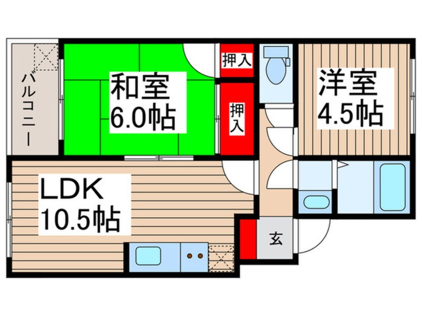 間取図 クラウンズマンション