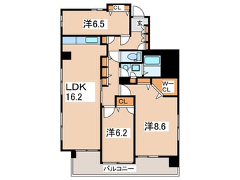間取図 シャンテメゾン田仲