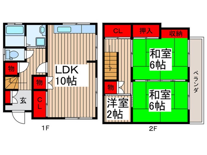 間取り図 船橋市南三咲戸建
