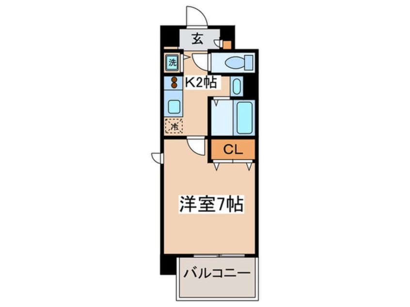 間取図 コンセ－ルＫＵＮＩ