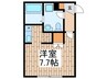 ソレイユ藤沢 1Rの間取り