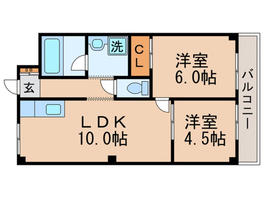 間取図 タケイマンション