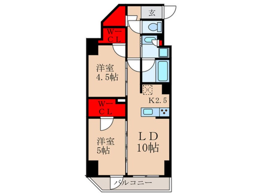 間取図 ジオエント中野