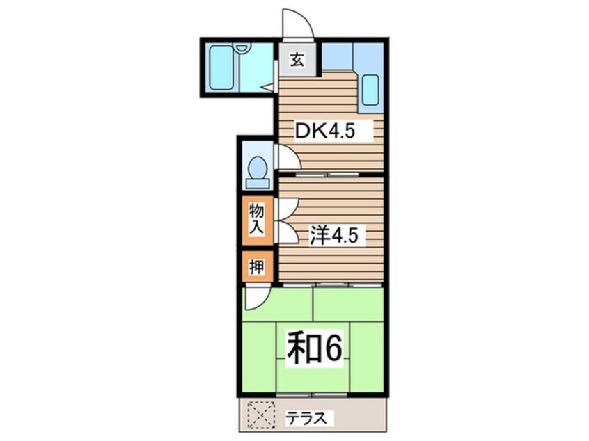 間取図 グリンピュア日総