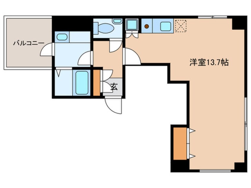 間取図 DeLCCS神楽坂五軒町