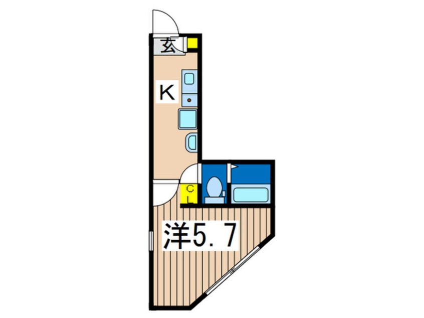 間取図 キートス金沢文庫