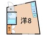 エルハイム西神奈川 1Rの間取り