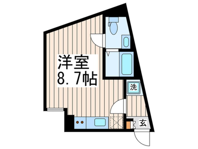 間取図 カフェック桜台