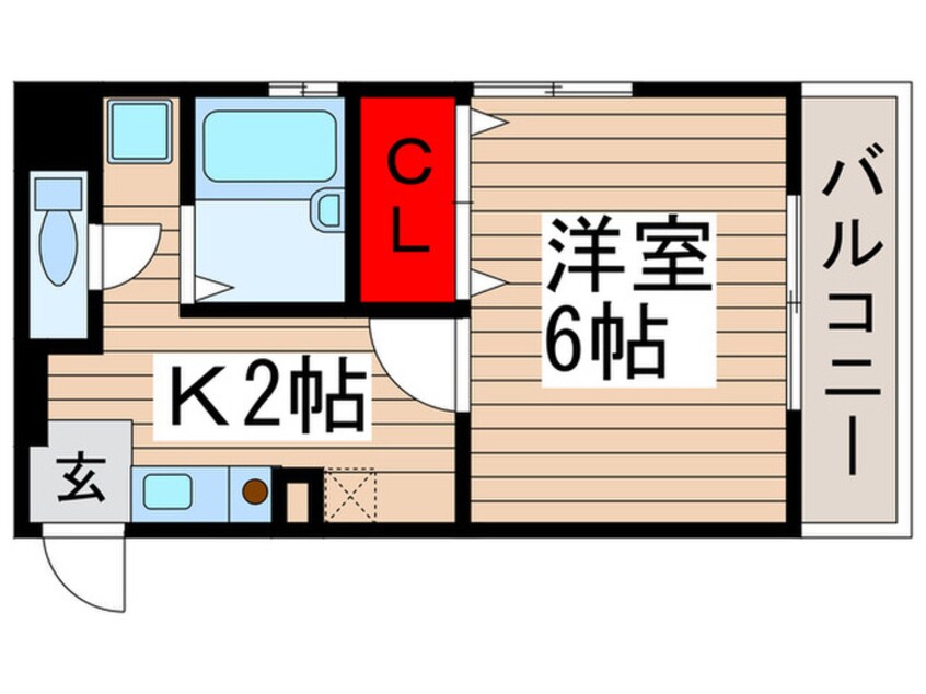 間取図 シャレ－馬橋